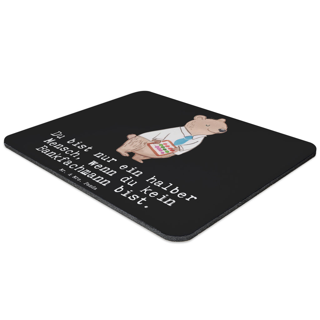 Mauspad Bankfachmann mit Herz Mousepad, Computer zubehör, Büroausstattung, PC Zubehör, Arbeitszimmer, Mauspad, Einzigartiges Mauspad, Designer Mauspad, Mausunterlage, Mauspad Büro, Beruf, Ausbildung, Jubiläum, Abschied, Rente, Kollege, Kollegin, Geschenk, Schenken, Arbeitskollege, Mitarbeiter, Firma, Danke, Dankeschön, Bankfachmann, Bankangestellter, Bänker, Bankberater