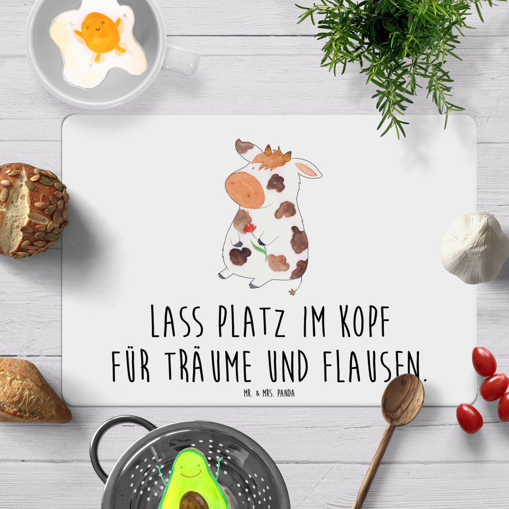 Tischset Kuh Tischset, Tischuntersetzer, Platzset, Tischsets abwaschbar, Tischunterlage, Bauernhof, Hoftiere, Landwirt, Landwirtin, Kuh, Kühe, Träume, Flausen, Spruch, Magie, Motivtion, Hof, Milch, Milchkuh