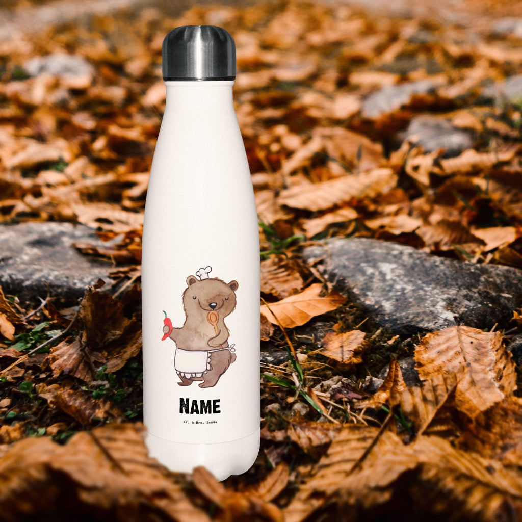 Personalisierte Thermosflasche Pizzabäcker mit Herz Personalisierte Isolierflasche, Personalisierte Thermoflasche, Personalisierte Trinkflasche, Trinkflasche Mit Namen, Wunschname, Bedrucken, Namensflasche, Beruf, Ausbildung, Jubiläum, Abschied, Rente, Kollege, Kollegin, Geschenk, Schenken, Arbeitskollege, Mitarbeiter, Firma, Danke, Dankeschön, Lieferdienstmitarbeiter, Pizzabäcker, Pizzabote, Pizzabringdienst, Lieferbringdienst