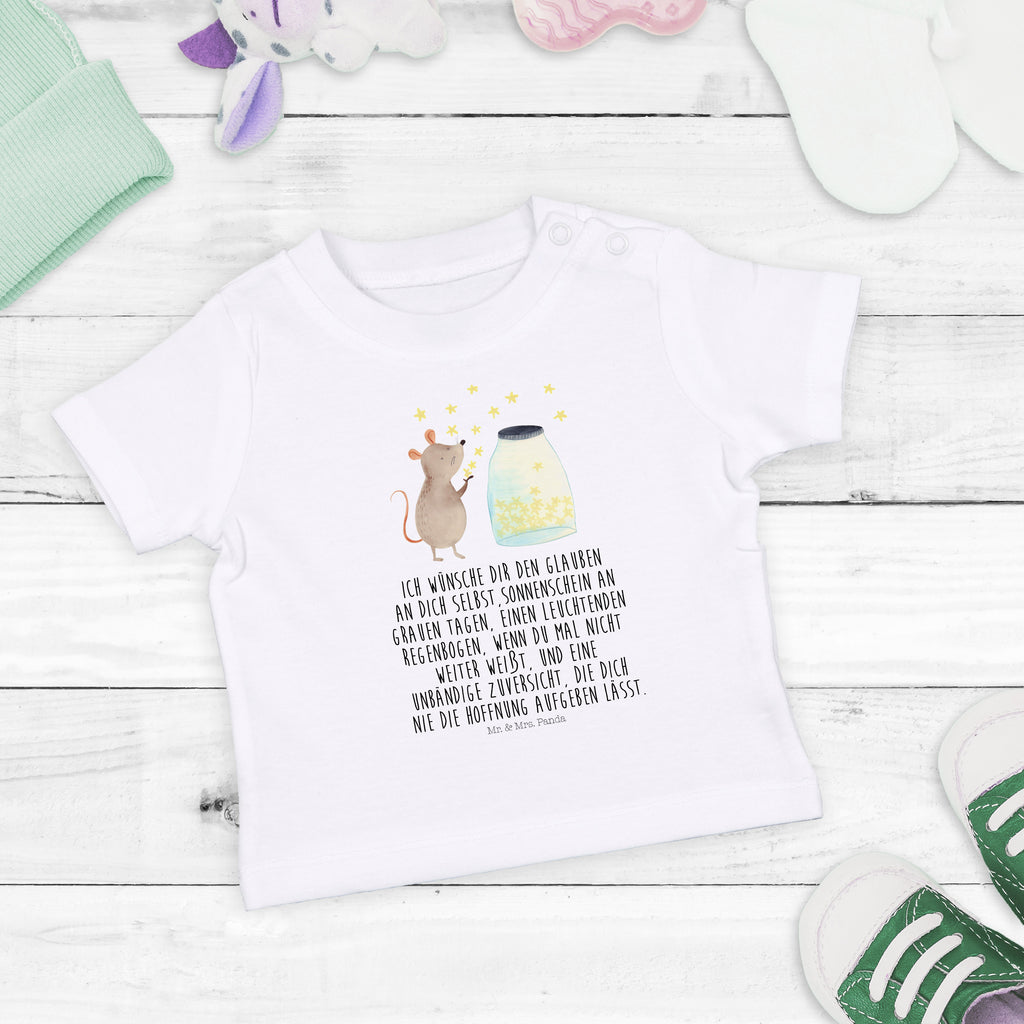 Organic Baby Shirt Maus Sterne Baby T-Shirt, Jungen Baby T-Shirt, Mädchen Baby T-Shirt, Shirt, Tiermotive, Gute Laune, lustige Sprüche, Tiere, Maus, Sterne, Wunsch, Kind, Taufe, Taufgeschenk, Geburt, Schwangerschaft, erstes Kind, Kindergeburtstag, Geburtstag, Hoffnung, Träume