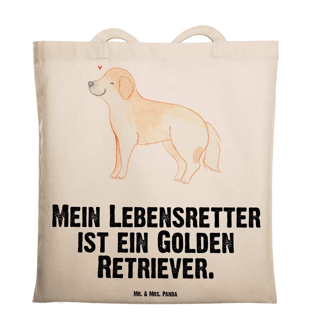 Tragetasche Golden Retriever Lebensretter Beuteltasche, Beutel, Einkaufstasche, Jutebeutel, Stoffbeutel, Hund, Hunderasse, Rassehund, Hundebesitzer, Geschenk, Tierfreund, Schenken, Welpe, Golden Retriever, Goldie Hund