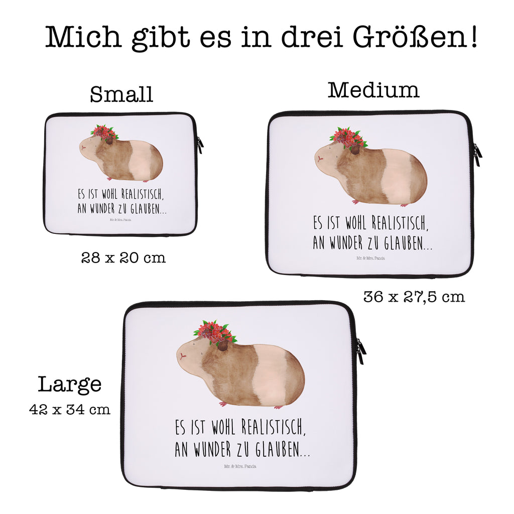 Notebook Tasche Meerschweinchen weise Notebook Tasche, Laptop, Computertasche, Tasche, Notebook-Tasche, Notebook-Reisehülle, Notebook Schutz, Tiermotive, Gute Laune, lustige Sprüche, Tiere, Meerschweinchen, Meerie, Meeries, Wunder, Blumenkind, Realität, Spruch, Weisheit, Motivation, Wunderland