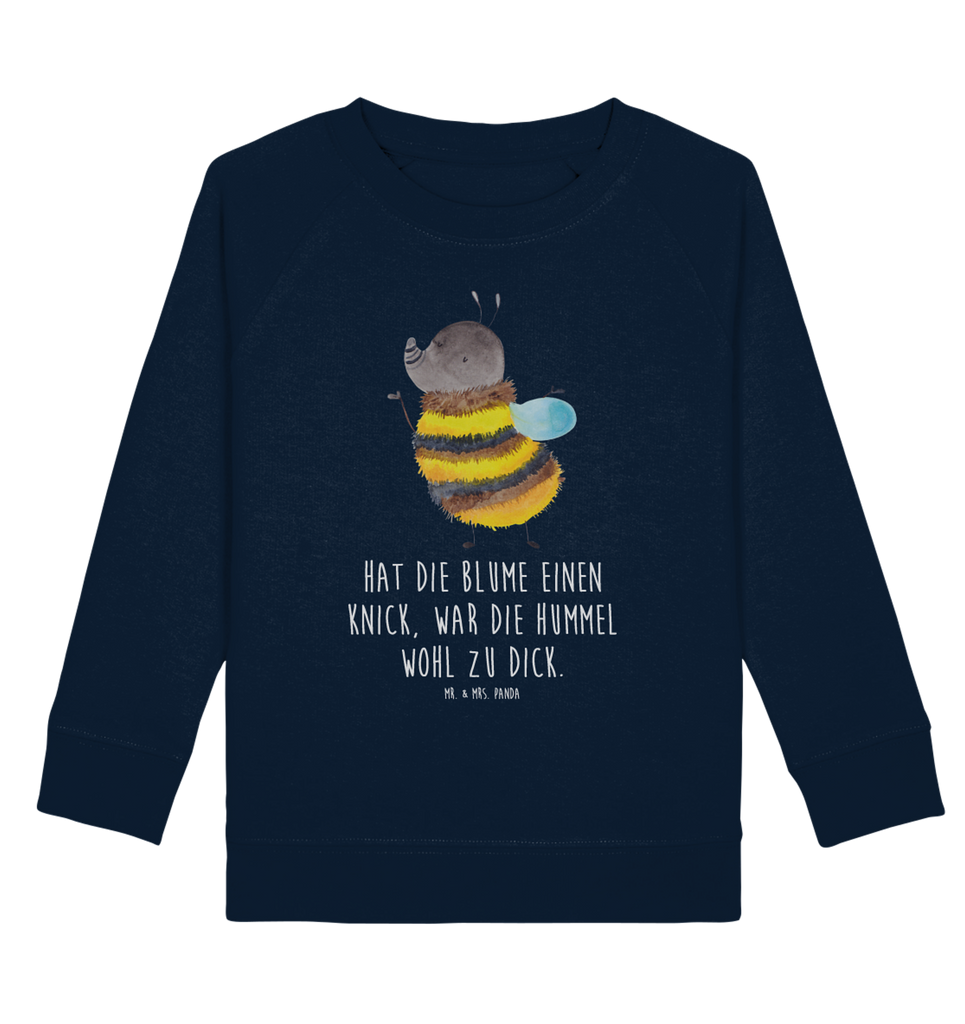 Organic Kinder Pullover Hummel flauschig Kinder Pullover, Kinder Sweatshirt, Jungen, Mädchen, Tiermotive, Gute Laune, lustige Sprüche, Tiere, Hummel, Flauschig, Biene, Blume, Natur