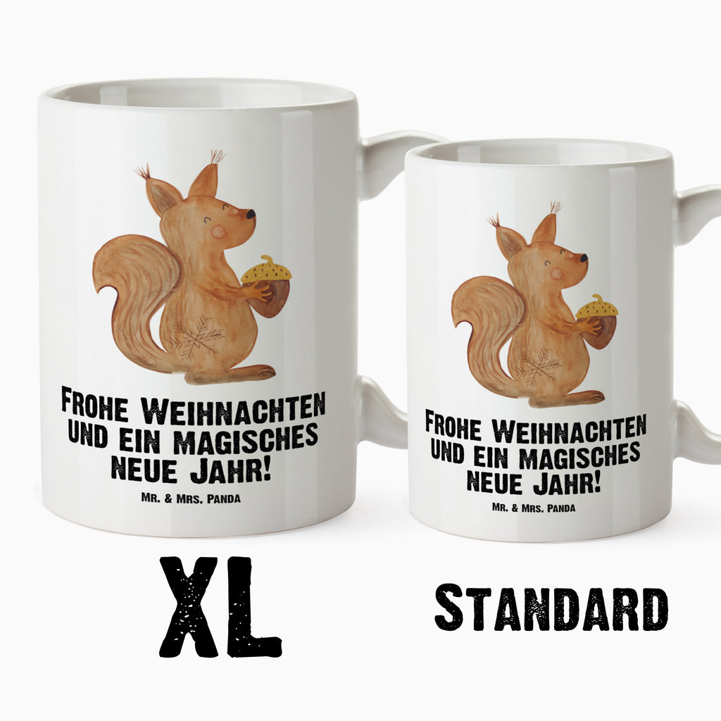 XL Tasse Eichhörnchen Weihnachten XL Tasse, Große Tasse, Grosse Kaffeetasse, XL Becher, XL Teetasse, spülmaschinenfest, Jumbo Tasse, Groß, Winter, Weihnachten, Weihnachtsdeko, Nikolaus, Advent, Heiligabend, Wintermotiv, Frohe Weihnachten, Frohes neues Jahr, Guten Rutsch, Weihnachtsmotiv, Weihnachtsgruß, Neujahr, Vogel