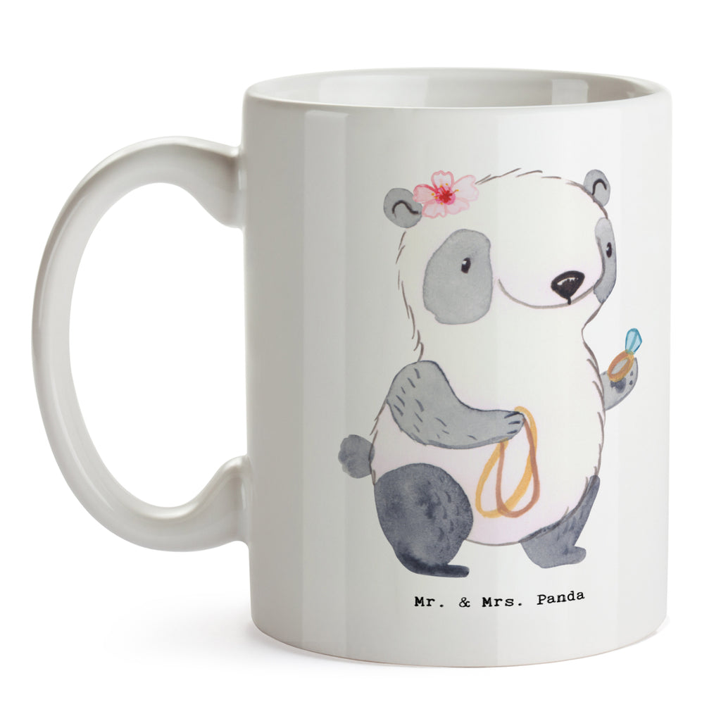 Tasse Schmuckverkäuferin mit Herz Tasse, Kaffeetasse, Teetasse, Becher, Kaffeebecher, Teebecher, Keramiktasse, Porzellantasse, Büro Tasse, Geschenk Tasse, Tasse Sprüche, Tasse Motive, Kaffeetassen, Tasse bedrucken, Designer Tasse, Cappuccino Tassen, Schöne Teetassen, Beruf, Ausbildung, Jubiläum, Abschied, Rente, Kollege, Kollegin, Geschenk, Schenken, Arbeitskollege, Mitarbeiter, Firma, Danke, Dankeschön, Schmuckverkäuferin, Juwelier, Goldschmied, Schmied, Schmuckwarenhändler, Schmuckgeschäft, Eröffnung