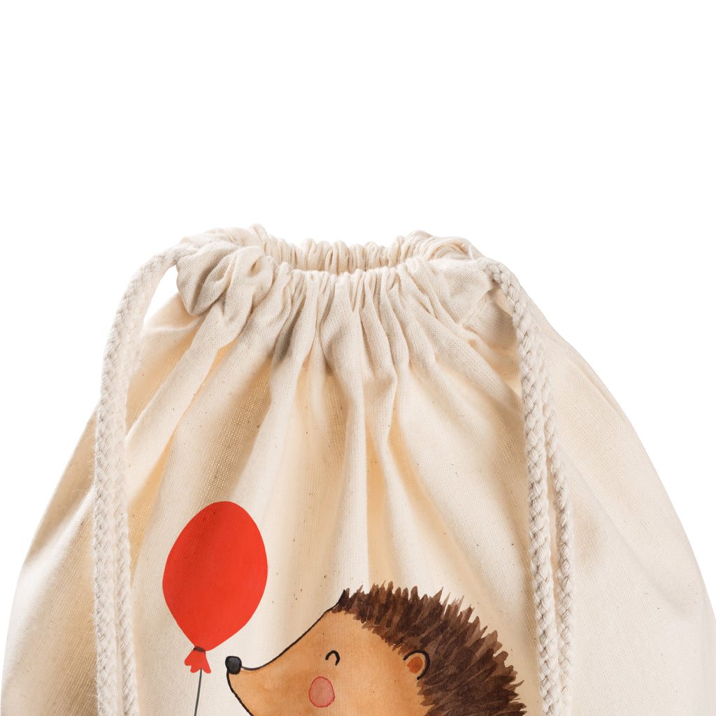 Sportbeutel Igel mit Luftballon Sportbeutel, Turnbeutel, Beutel, Sporttasche, Tasche, Stoffbeutel, Sportbeutel Kinder, Gymsack, Beutel Rucksack, Kleine Sporttasche, Sportzubehör, Turnbeutel Baumwolle, Tiermotive, Gute Laune, lustige Sprüche, Tiere, Igel, Geburtstag, Herzlichen Glückwunsch, Glückwunsch, Geburtstagskind, Ballon, Happy Birthday