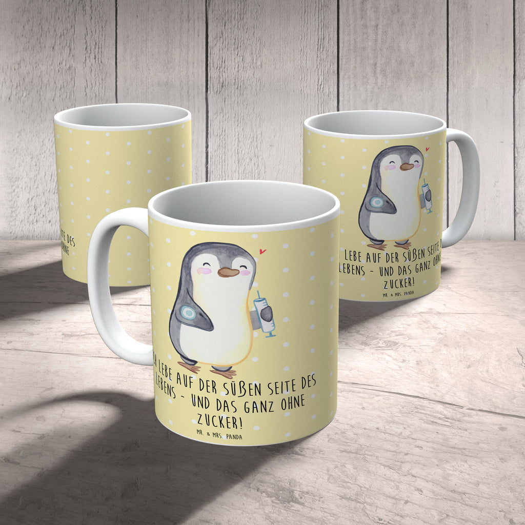 Tasse Pinguin Diabetes Tasse, Kaffeetasse, Teetasse, Becher, Kaffeebecher, Teebecher, Keramiktasse, Porzellantasse, Büro Tasse, Geschenk Tasse, Tasse Sprüche, Tasse Motive, Kaffeetassen, Tasse bedrucken, Designer Tasse, Cappuccino Tassen, Schöne Teetassen, Pinguin, Diabetes, Diabetes Mellitus, Zuckerkrankheit