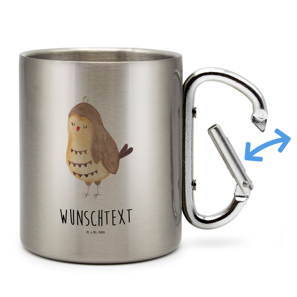 Personalisierter Edelstahlbecher Eule Zufrieden Personalisierte Edelstahltasse, Personalisierter Edelstahlbecher, Personalisierter Outdoor Becher, Personalisierte Outdoor Tasse, Eule, Eule Spruch, Eule deko, Owl, Liebe Spruch, Romantisch, Wortspiel lustig, Spruch schön, Geschenk Hochzeitstag