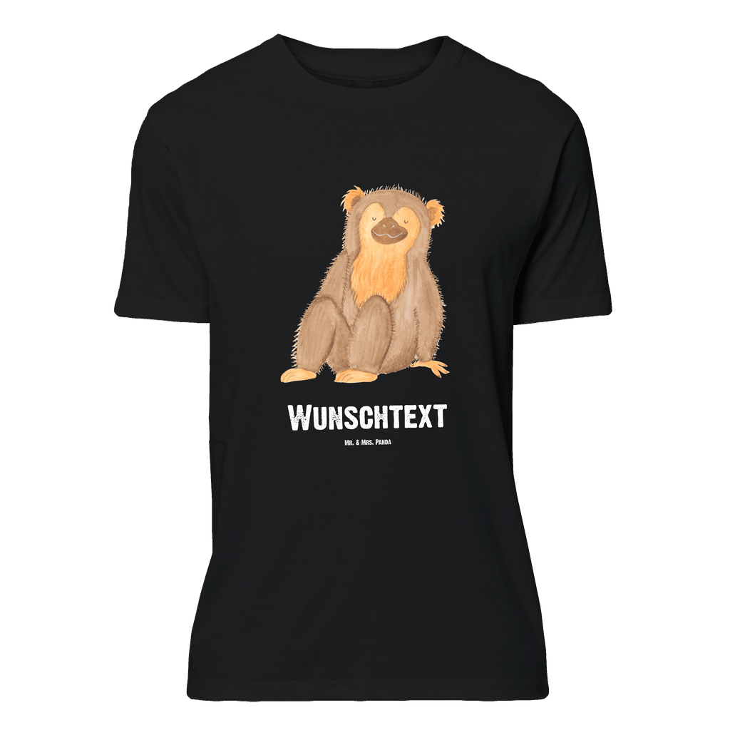 Personalisiertes T-Shirt Affe T-Shirt Personalisiert, T-Shirt mit Namen, T-Shirt mit Aufruck, Männer, Frauen, Wunschtext, Bedrucken, Afrika, Wildtiere, Affe, Äffchen, Affen, Selbstliebe, Respekt, Motivation, Selbstachtung, Liebe, Selbstbewusstsein, Selfcare