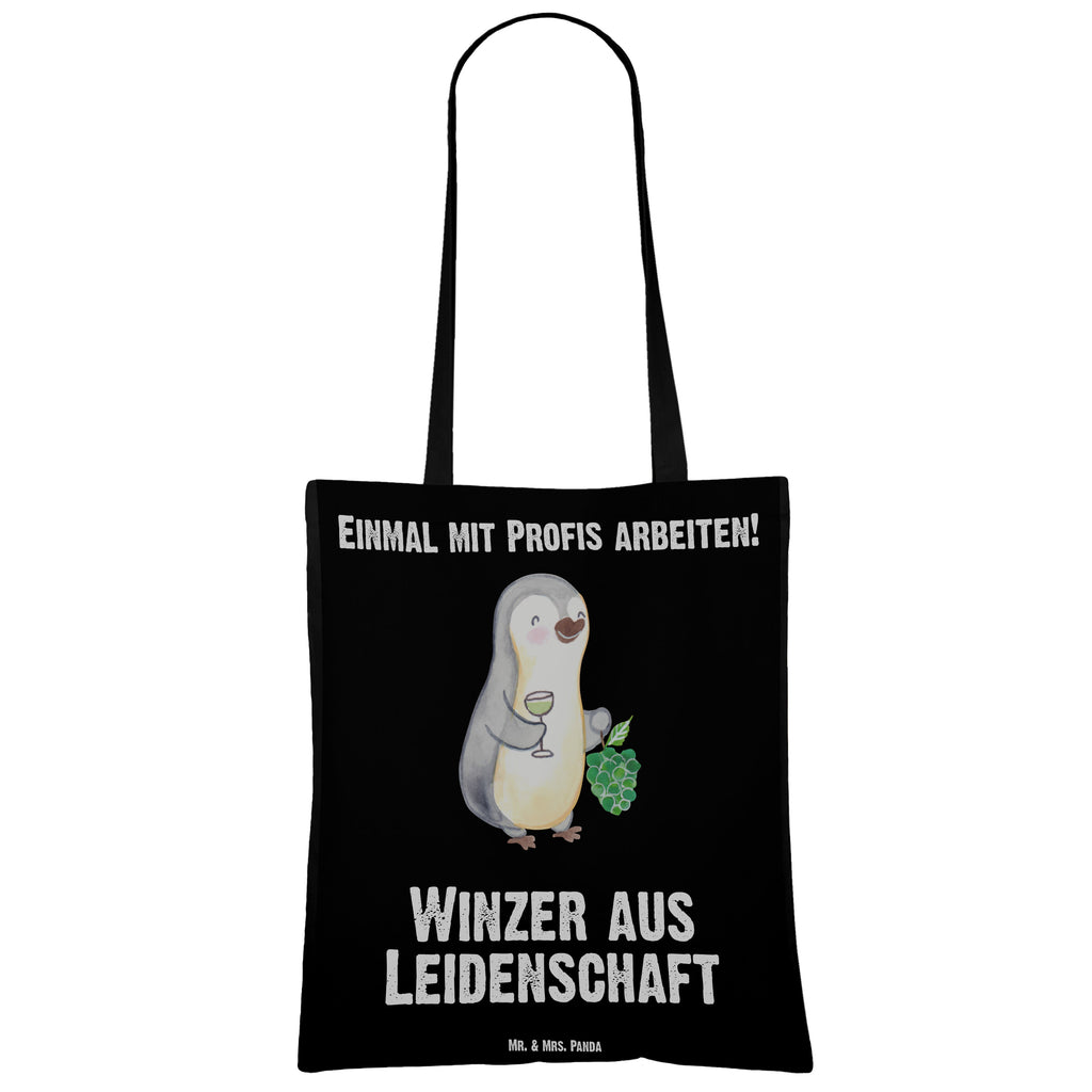 Tragetasche Winzer aus Leidenschaft Beuteltasche, Beutel, Einkaufstasche, Jutebeutel, Stoffbeutel, Tasche, Shopper, Umhängetasche, Strandtasche, Schultertasche, Stofftasche, Tragetasche, Badetasche, Jutetasche, Einkaufstüte, Laptoptasche, Beruf, Ausbildung, Jubiläum, Abschied, Rente, Kollege, Kollegin, Geschenk, Schenken, Arbeitskollege, Mitarbeiter, Firma, Danke, Dankeschön