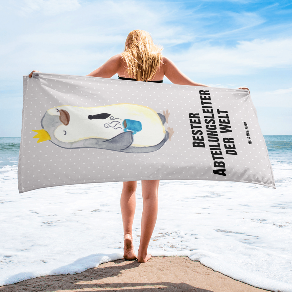 XL Badehandtuch Pinguin Bester Abteilungsleiter der Welt Handtuch, Badetuch, Duschtuch, Strandtuch, Saunatuch, für, Dankeschön, Geschenk, Schenken, Geburtstag, Geburtstagsgeschenk, Geschenkidee, Danke, Bedanken, Mitbringsel, Freude machen, Geschenktipp, Abteilungsleiter, Leiter, Geschäftsführer, Vorgesetzter, Kollege, Arbeit, Büro, Abschiedsgeschenk, Ruhestand, Abschied, Chef