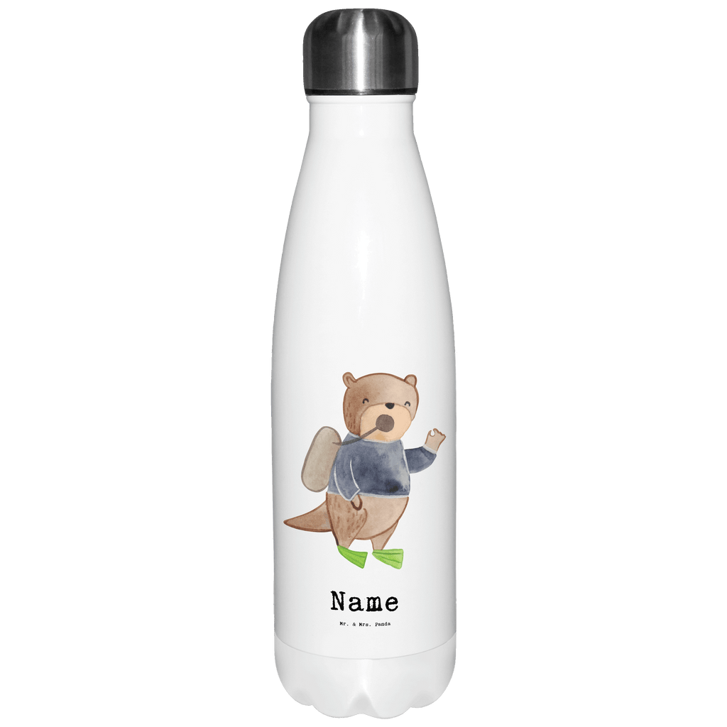 Personalisierte Thermosflasche Tauchlehrer mit Herz Personalisierte Isolierflasche, Personalisierte Thermoflasche, Personalisierte Trinkflasche, Trinkflasche Mit Namen, Wunschname, Bedrucken, Namensflasche, Beruf, Ausbildung, Jubiläum, Abschied, Rente, Kollege, Kollegin, Geschenk, Schenken, Arbeitskollege, Mitarbeiter, Firma, Danke, Dankeschön