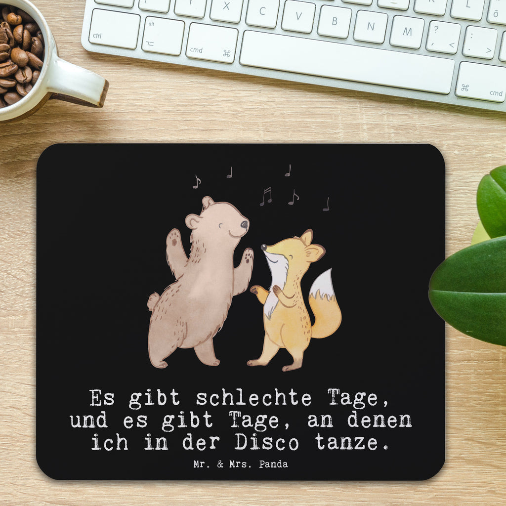 Mauspad Bär & Fuchs Disco Tage Mousepad, Computer zubehör, Büroausstattung, PC Zubehör, Arbeitszimmer, Mauspad, Einzigartiges Mauspad, Designer Mauspad, Mausunterlage, Mauspad Büro, Geschenk, Sport, Sportart, Hobby, Schenken, Danke, Dankeschön, Auszeichnung, Gewinn, Sportler, Disco, Clubs, Tanzen, Feiern, Clubbing, Tanzstimmung, Nachtclub