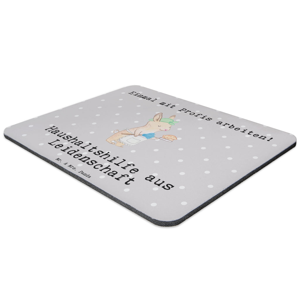 Mauspad Haushaltshilfe aus Leidenschaft Mousepad, Computer zubehör, Büroausstattung, PC Zubehör, Arbeitszimmer, Mauspad, Einzigartiges Mauspad, Designer Mauspad, Mausunterlage, Mauspad Büro, Beruf, Ausbildung, Jubiläum, Abschied, Rente, Kollege, Kollegin, Geschenk, Schenken, Arbeitskollege, Mitarbeiter, Firma, Danke, Dankeschön, Haushaltshilfe, Putzfrau, Reinigungskraft