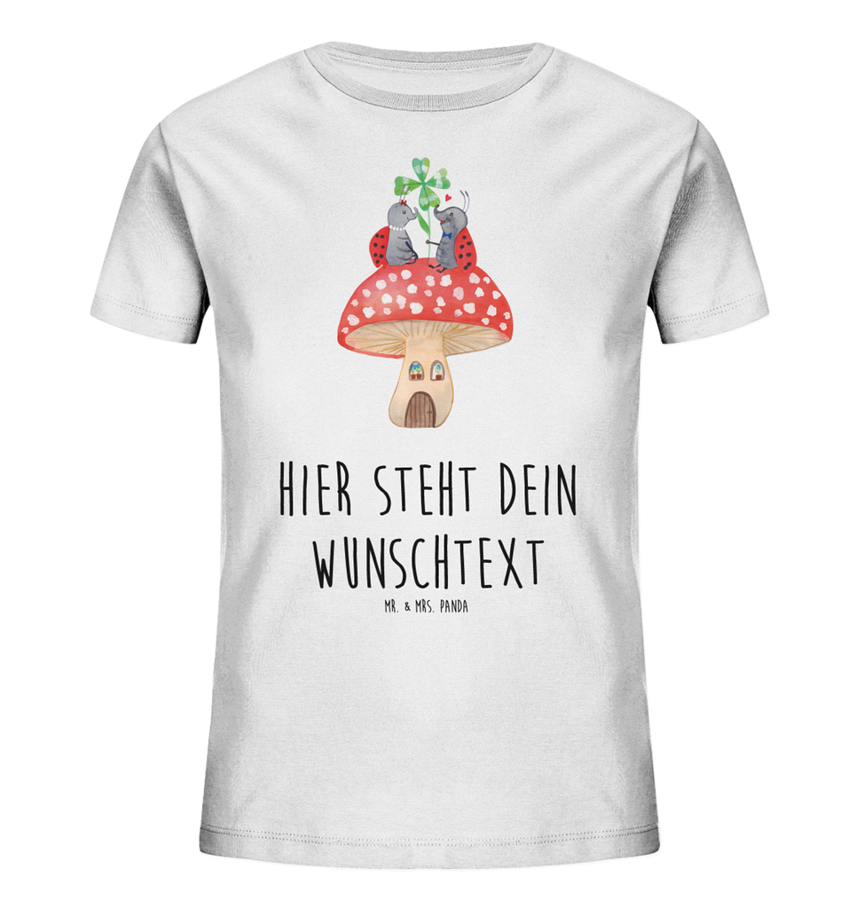 Personalisiertes Kinder T-Shirt Marienkäfer Fliegenpilz Personalisiertes Kinder T-Shirt, Tiermotive, Gute Laune, lustige Sprüche, Tiere, Haus, Wohnung, zuhause, Fliegenpilz, Marienkäfer, Fleigenpilzhaus