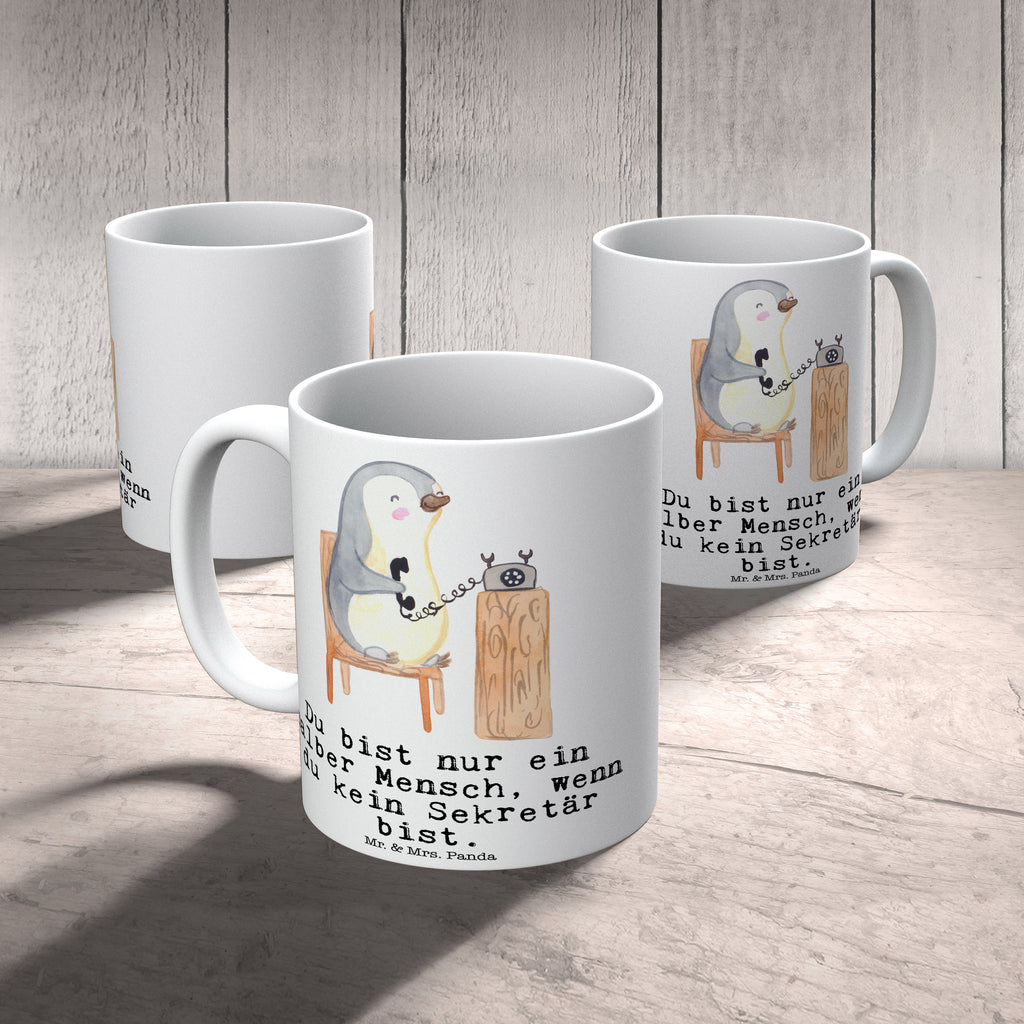 Tasse Sekretär mit Herz Tasse, Kaffeetasse, Teetasse, Becher, Kaffeebecher, Teebecher, Keramiktasse, Porzellantasse, Büro Tasse, Geschenk Tasse, Tasse Sprüche, Tasse Motive, Kaffeetassen, Tasse bedrucken, Designer Tasse, Cappuccino Tassen, Schöne Teetassen, Beruf, Ausbildung, Jubiläum, Abschied, Rente, Kollege, Kollegin, Geschenk, Schenken, Arbeitskollege, Mitarbeiter, Firma, Danke, Dankeschön