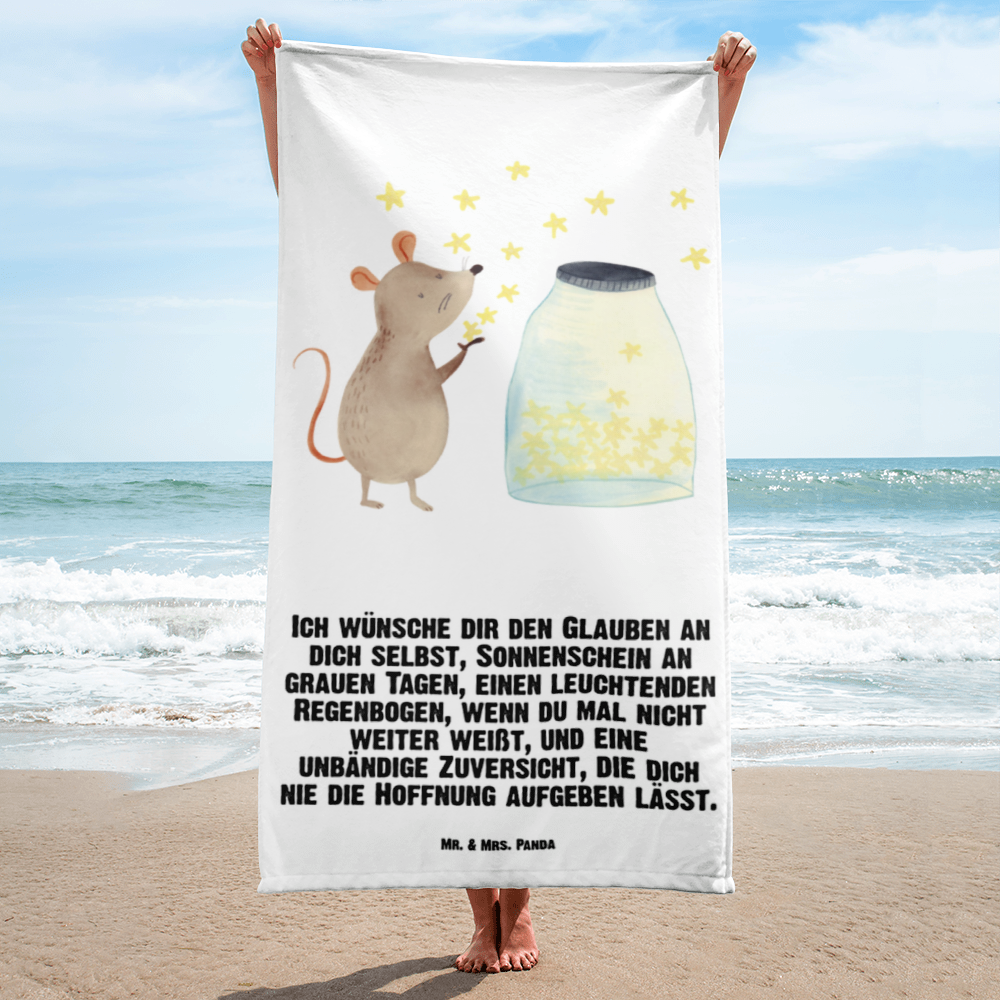 XL Badehandtuch Maus Sterne Handtuch, Badetuch, Duschtuch, Strandtuch, Saunatuch, Tiermotive, Gute Laune, lustige Sprüche, Tiere, Maus, Sterne, Wunsch, Kind, Taufe, Taufgeschenk, Geburt, Schwangerschaft, erstes Kind, Kindergeburtstag, Geburtstag, Hoffnung, Träume