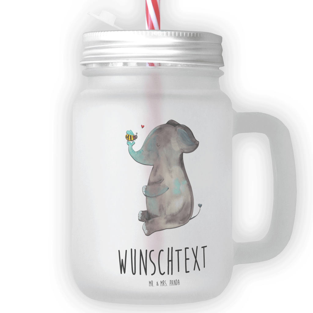 Personalisiertes Trinkglas Mason Jar Elefant Biene Personalisiertes Mason Jar, Personalisiertes Glas, Personalisiertes Trinkglas, Personalisiertes Henkelglas, Personalisiertes Sommerglas, Personalisiertes Einmachglas, Personalisiertes Cocktailglas, Personalisiertes Cocktail-Glas, mit Namen, Wunschtext, Wunschnamen, Mason Jar selbst bedrucken, Wunschglas mit Namen, Bedrucktes Trinkglas, Geschenk mit Namen, Tiermotive, Gute Laune, lustige Sprüche, Tiere, Elefant, Biene, Liebe, Liebesbeweis, Jahrestag, Liebesgeschenk, Heiratsantrag, Hochzeitsgeschenk, Liebesspruch