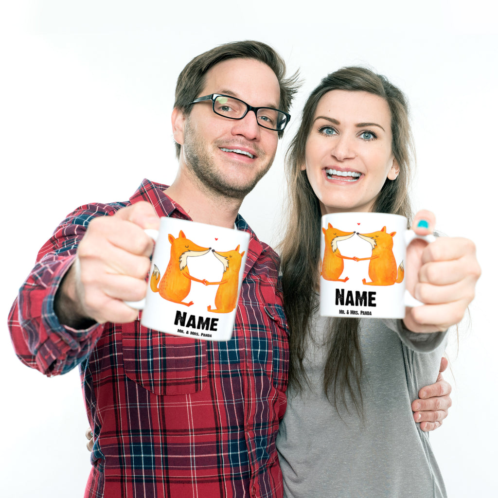 Personalisierte Tasse Füchse Liebe Personalisierte Tasse, Namenstasse, Wunschname, Personalisiert, Tasse, Namen, Drucken, Tasse mit Namen, Fuchs, Füchse, Fox, Liebe, Liebespaar, Paar, Partner, Freundin, Freund, Ehe, Verlobte, Ehemann, Ehefrau, Liebesbeweis