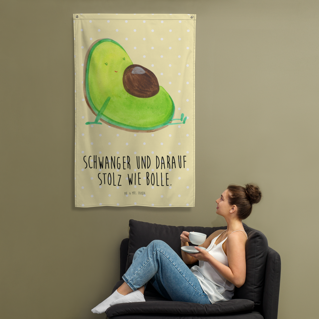 Wandteppich Avocado schwanger Wandbehang, Dekoration, Boho, Wandteppich, Wandtuch, Wanddeko, Tapisserie, Tapestry, Wandbild, Textil-Kunst, Schmuck-Wandbehang, Wand Deko, Kinderzimmer, Kinderzimmer Wand, Kinderzimmer Deko, Kinderzimmer Wanddeko, Avocado, Veggie, Vegan, Gesund, schwanger, Schwangerschaft, Babyparty, Babyshower