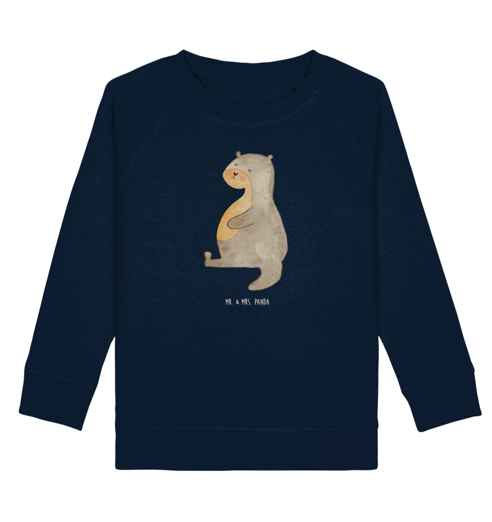 Organic Kinder Pullover Otter Bauch Kinder Pullover, Kinder Sweatshirt, Jungen, Mädchen, Otter, Fischotter, Seeotter, Otter Seeotter See Otter