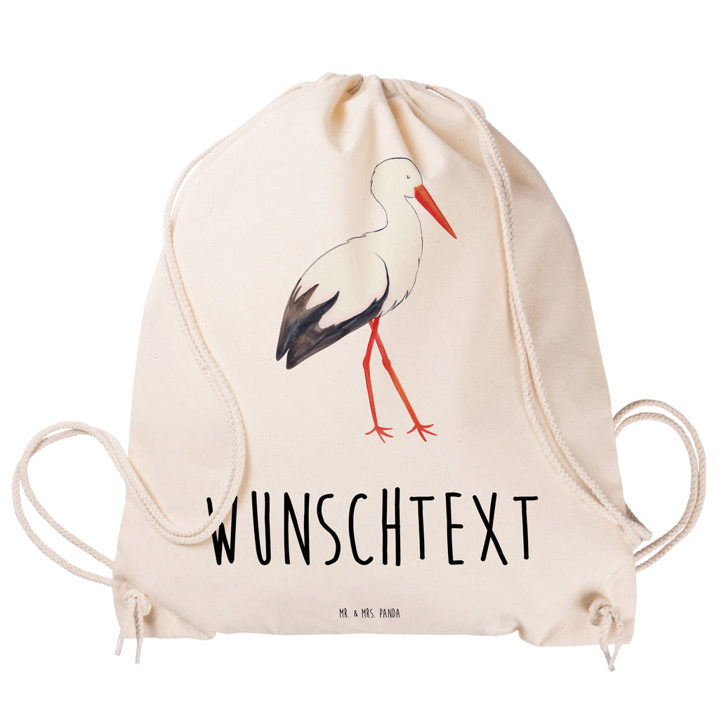 Personalisierter Sportbeutel Storch Personalisierter Sportbeutel, Personalisierter Beutel, Personalisierte Sporttasche, Personalisierter Tasche, Personalisierter Stoffbeutel, Personalisierter Sportbeutel Kinder, Sportbeutel mit Namen, Turnbeutel mit Namen, Beutel mit Namen, Sporttasche mit Namen, Tasche mit Namen, Stoffbeutel mit Namen, Sportbeutel Kinder mit Namen, Wunschtext, Wunschnamen, Personalisierbar, Personalisierung, Tiermotive, Gute Laune, lustige Sprüche, Tiere, Storch, Störche, Schwangerschaft, Geburt, Mutter, Mütter, Mutter werden, Schwanger, Babybauch, Baby