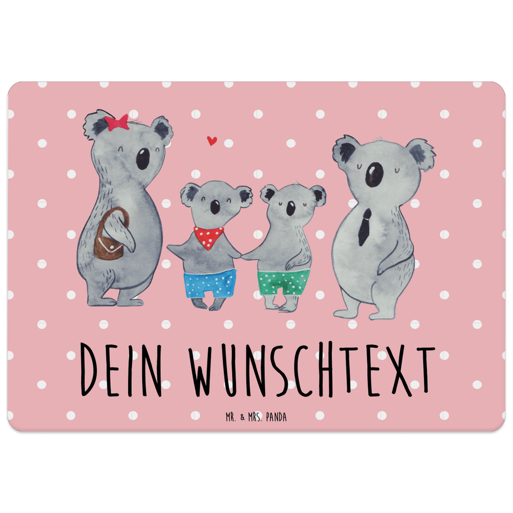 Personalisiertes Tischset Koala Familie zwei Personalisiertes Tischet, Personalisierter Tischuntersetzer, Personalisiertes Platzset, Familie, Vatertag, Muttertag, Bruder, Schwester, Mama, Papa, Oma, Opa, Koala, Koalabär, beste Familie, Familienzeit, Familienleben, Koalafamilie, Lieblingsfamilie