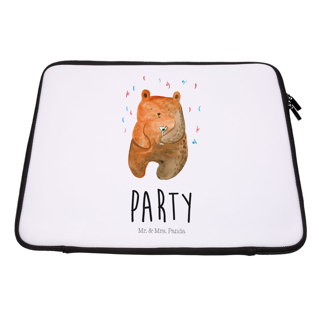 Notebook Tasche Bär Party Notebook Tasche, Laptop, Computertasche, Tasche, Notebook-Tasche, Notebook-Reisehülle, Notebook Schutz, Bär, Teddy, Teddybär, Geburtstag, Geburtstagsgeschenk, Geschenk, Party, Feiern, Abfeiern, Mitbringsel, Gute Laune, Lustig