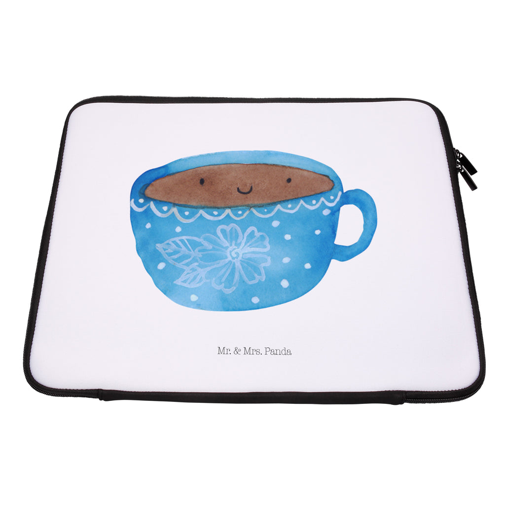 Notebook Tasche Kaffee Tasse Notebook Tasche, Laptop, Computertasche, Tasche, Notebook-Tasche, Notebook-Reisehülle, Notebook Schutz, Tiermotive, Gute Laune, lustige Sprüche, Tiere, Kaffee, Tasse, Liebe, Geschmack, Genuss, Glücklich