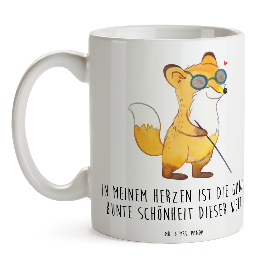 Tasse Fuchs Blindheit Tasse, Kaffeetasse, Teetasse, Becher, Kaffeebecher, Teebecher, Keramiktasse, Porzellantasse, Büro Tasse, Geschenk Tasse, Tasse Sprüche, Tasse Motive, Kaffeetassen, Tasse bedrucken, Designer Tasse, Cappuccino Tassen, Schöne Teetassen, Fuchs, Blindheit, Erblindung