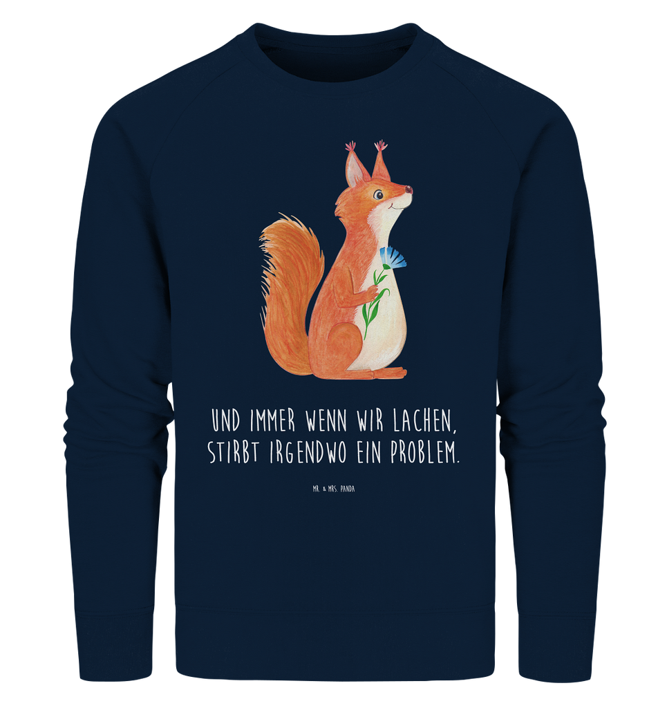 Organic Pullover Eichhörnchen Blume Pullover, Pullover Männer, Pullover Frauen, Sweatshirt, Sweatshirt Männer, Sweatshirt Frauen, Unisex, Tiermotive, Gute Laune, lustige Sprüche, Tiere, Eichhörnchen, Eichhorn, Spruch positiv, Lachen, Spaß, Motivation Sprüche, Motivation Bilder, glücklich Spruch, Spruch Deko