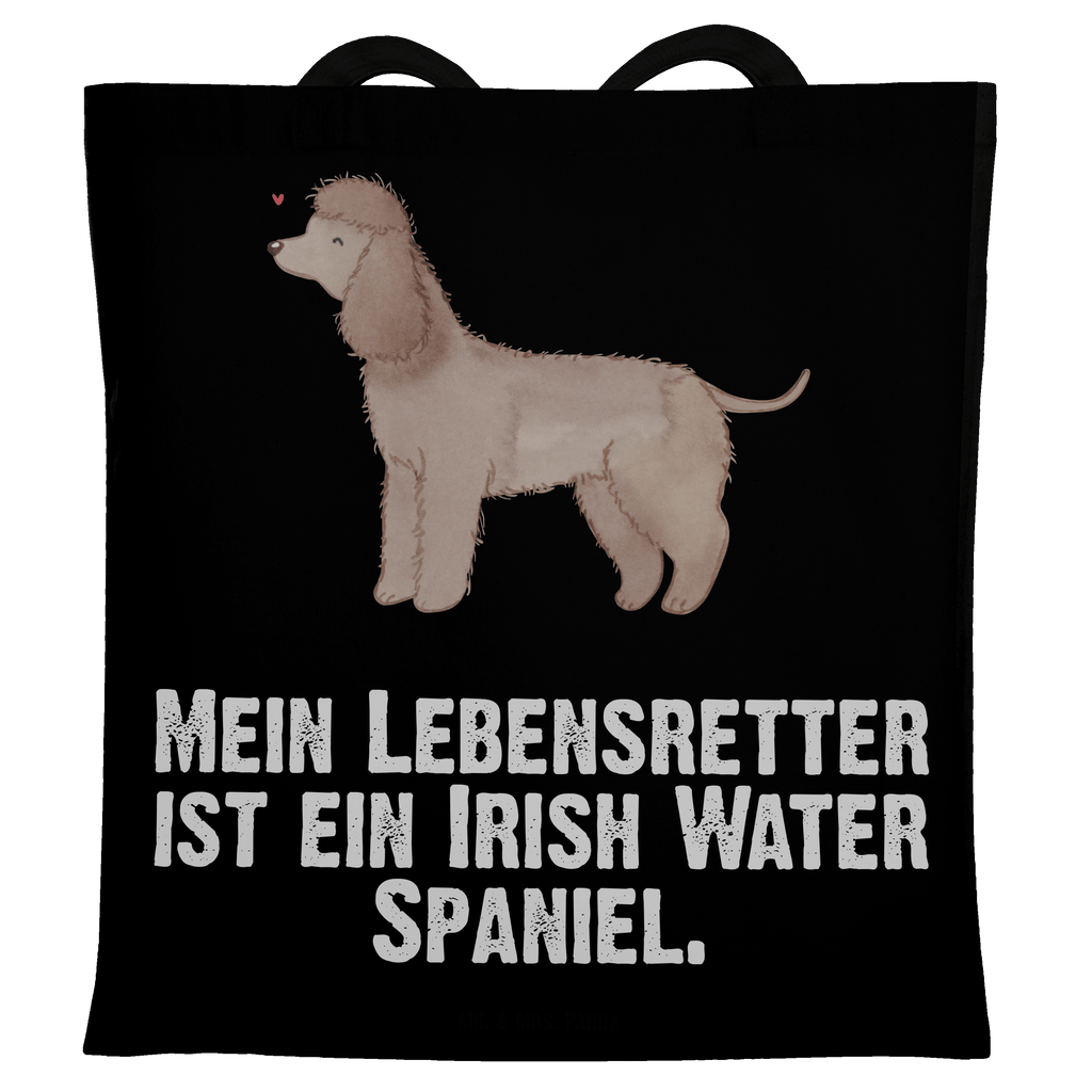 Tragetasche Irish Water Spaniel Lebensretter Beuteltasche, Beutel, Einkaufstasche, Jutebeutel, Stoffbeutel, Tasche, Shopper, Umhängetasche, Strandtasche, Schultertasche, Stofftasche, Tragetasche, Badetasche, Jutetasche, Einkaufstüte, Laptoptasche, Hund, Hunderasse, Rassehund, Hundebesitzer, Geschenk, Tierfreund, Schenken, Welpe, Irish Water Spaniel, Jagdhund