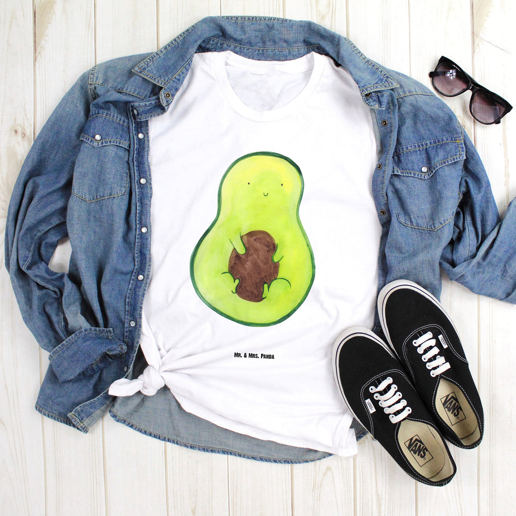 T-Shirt Standard Avocado mit Kern T-Shirt, Shirt, Tshirt, Lustiges T-Shirt, T-Shirt mit Spruch, Party, Junggesellenabschied, Jubiläum, Geburstag, Herrn, Damen, Männer, Frauen, Schlafshirt, Nachthemd, Sprüche, Avocado, Veggie, Vegan, Gesund, Avokado, Avocadokern, Kern, Pflanze, Spruch Leben