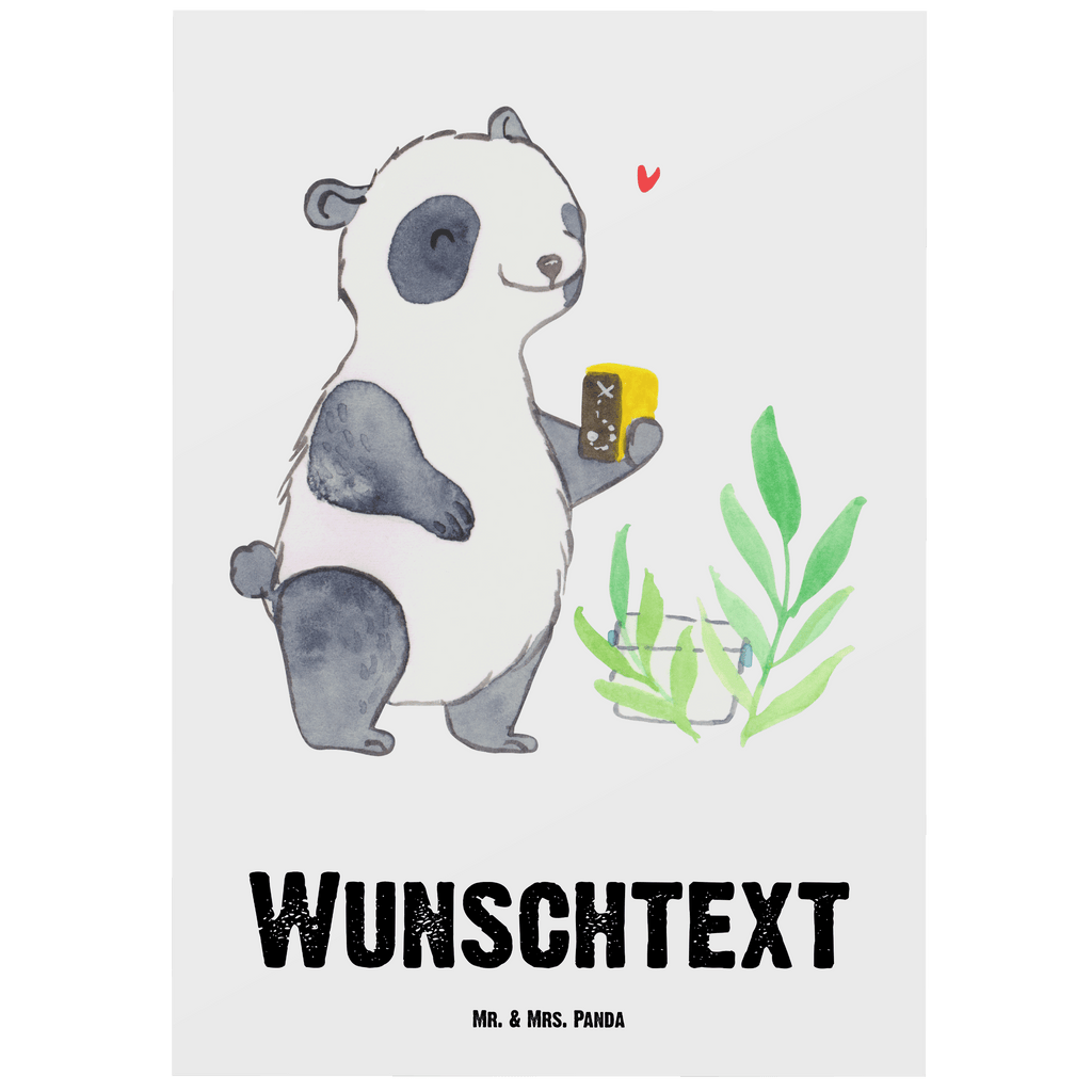 Personalisierte Postkarte Panda Geocaching Postkarte mit Namen, Postkarte bedrucken, Postkarte mit Wunschtext, Postkarte personalisierbar, Geschenkkarte mit Namen, Grußkarte mit Namen, Karte mit Namen, Einladung mit Namen, Ansichtskarte mit Namen, Geschenkkarte mit Wunschtext, Grußkarte mit Wunschtext, Karte mit Wunschtext, Einladung mit Wunschtext, Ansichtskarte mit Wunschtext, Geschenk, Sport, Sportart, Hobby, Schenken, Danke, Dankeschön, Auszeichnung, Gewinn, Sportler, Geocaching, Schatzsuchen, GPS Schnitzeljagd, Opencaching