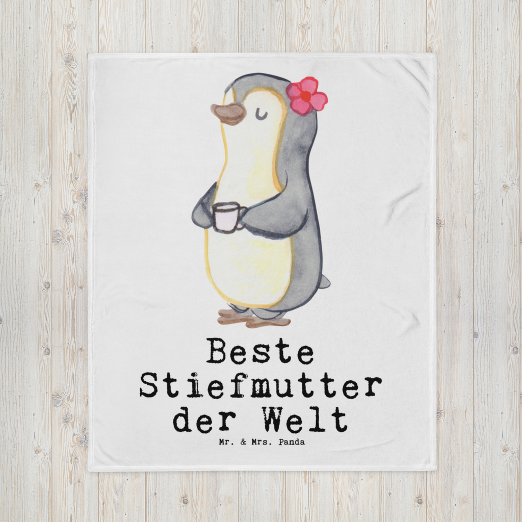 Kuscheldecke Pinguin Beste Stiefmutter der Welt Decke, Wohndecke, Tagesdecke, Wolldecke, Sofadecke, für, Dankeschön, Geschenk, Schenken, Geburtstag, Geburtstagsgeschenk, Geschenkidee, Danke, Bedanken, Mitbringsel, Freude machen, Geschenktipp, Stiefmutter, Stief Mutter, Stiefmama, Mami, Mutter, Muttertag, Mutti, Mama, Tochter, Sohn, Beste