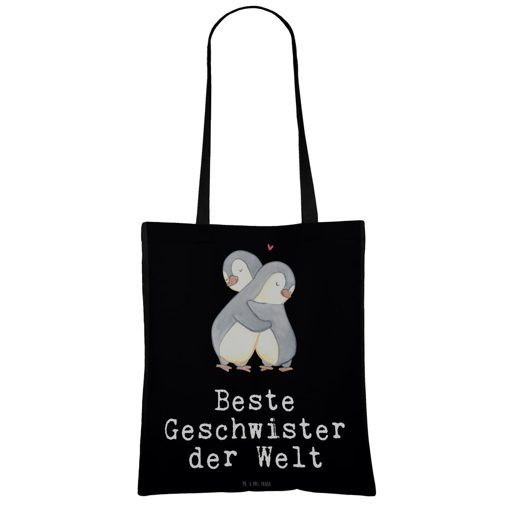 Tragetasche Pinguin Beste Geschwister der Welt Beuteltasche, Beutel, Einkaufstasche, Jutebeutel, Stoffbeutel, Tasche, Shopper, Umhängetasche, Strandtasche, Schultertasche, Stofftasche, Tragetasche, Badetasche, Jutetasche, Einkaufstüte, Laptoptasche, für, Dankeschön, Geschenk, Schenken, Geburtstag, Geburtstagsgeschenk, Geschenkidee, Danke, Bedanken, Mitbringsel, Freude machen, Geschenktipp, Geschwister, Geschwisterchen, Bruder, Schwester, Schwestern, Brüder, Familie, Nachwuchs