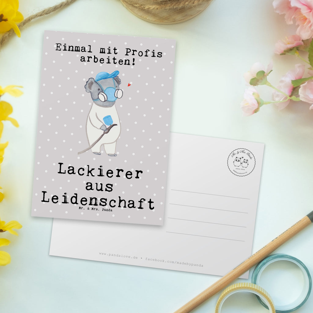 Postkarte Lackierer aus Leidenschaft Postkarte, Karte, Geschenkkarte, Grußkarte, Einladung, Ansichtskarte, Geburtstagskarte, Einladungskarte, Dankeskarte, Ansichtskarten, Einladung Geburtstag, Einladungskarten Geburtstag, Beruf, Ausbildung, Jubiläum, Abschied, Rente, Kollege, Kollegin, Geschenk, Schenken, Arbeitskollege, Mitarbeiter, Firma, Danke, Dankeschön, Lackierer, Lackierermeister, Werkstatt Lackierer, Gesellenprüfung