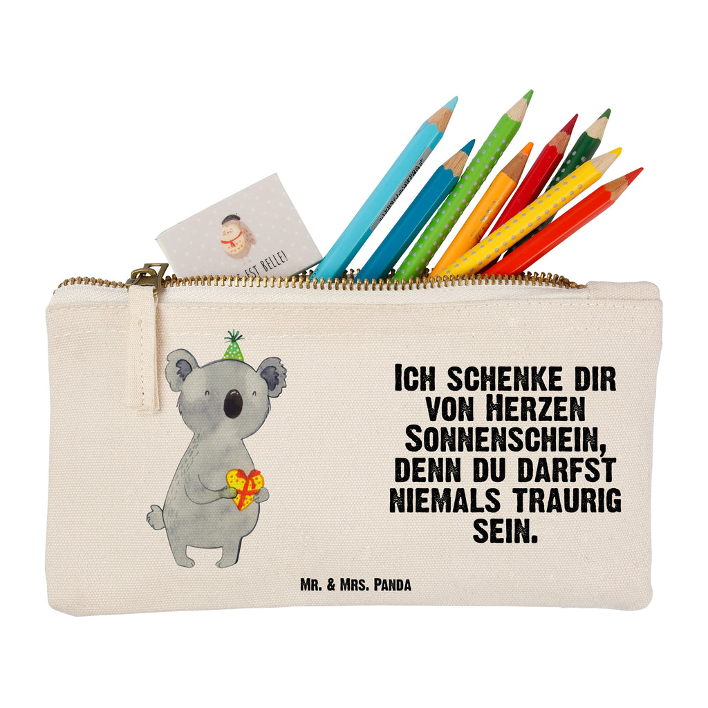 Schminktasche Koala Geschenk Schminktasche, Kosmetiktasche, Kosmetikbeutel, Stiftemäppchen, Etui, Federmappe, Makeup, XXL, Schminketui, Kosmetiketui, Schlamperetui, Koala, Koalabär, Geschenk, Geburtstag, Party