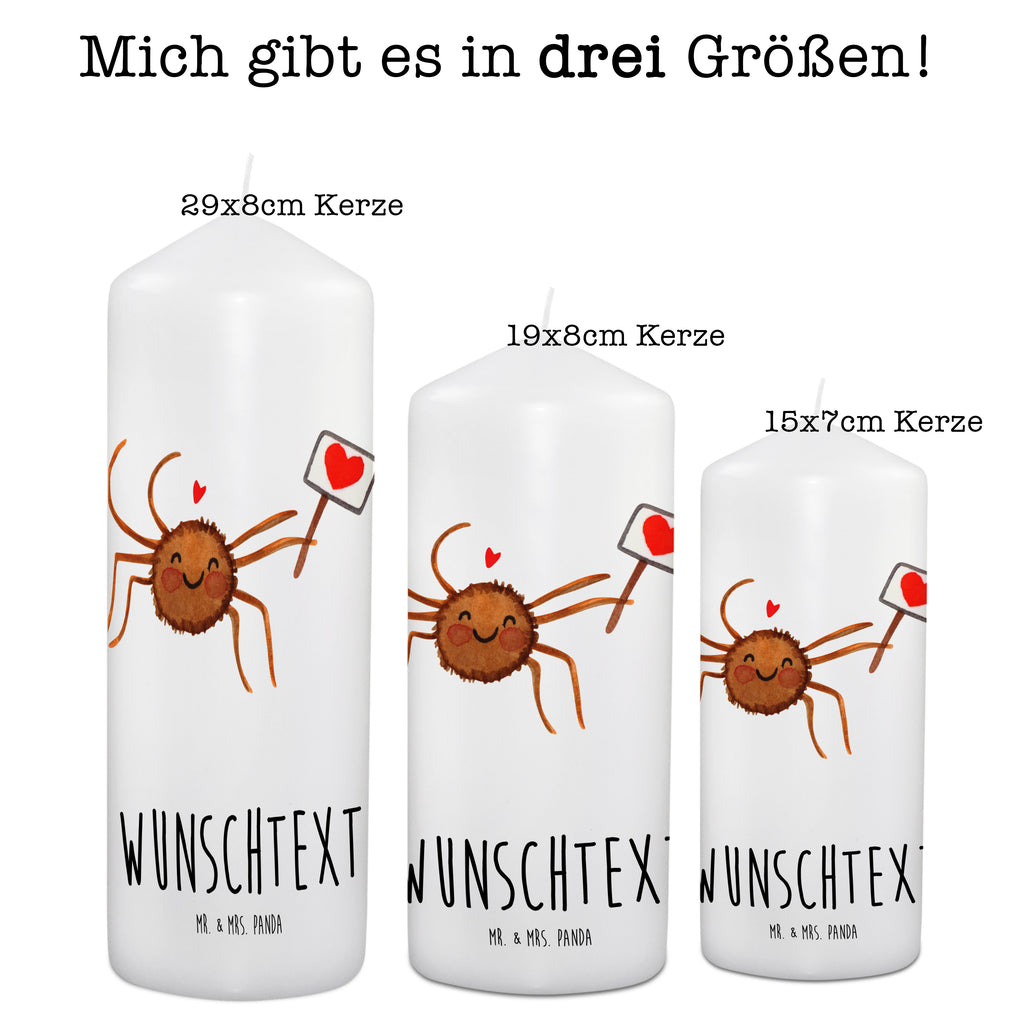 Personalisierte Kerze Spinne Agathe Motivation Kerze, Taufkerze, Kommunionskerze, Geburtstagskerze, Geschenk Kerze, Taufgeschenk Kerze, Kerze mit Druck, Besondere Kerze, Geschenkidee Kerze, Kerze für Kommunion, Spinne Agathe, Spinne, Agathe, Videos, Merchandise, Motivation, Glück, Liebe, Vertrauen, Dankeschön