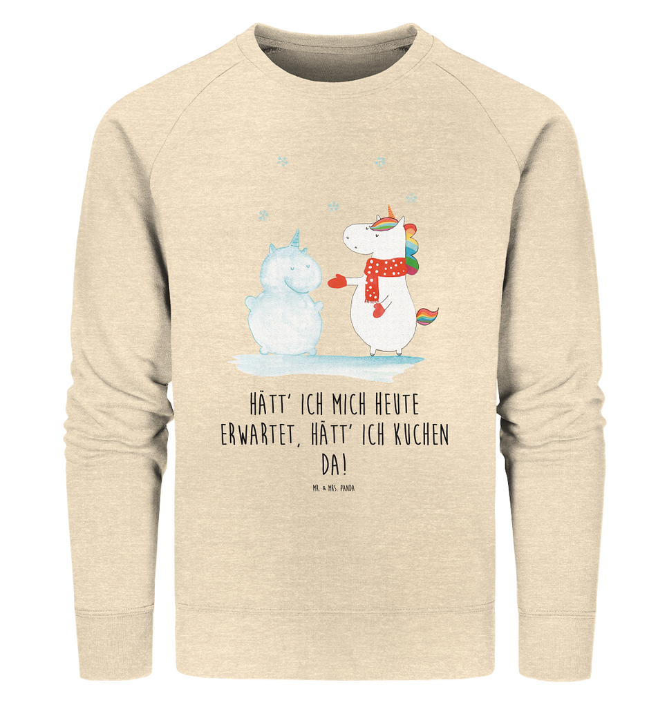 Organic Pullover Einhorn Schneemann Pullover, Pullover Männer, Pullover Frauen, Sweatshirt, Sweatshirt Männer, Sweatshirt Frauen, Unisex, Einhorn, Einhörner, Einhorn Deko, Pegasus, Unicorn, Schneemann, Winter, Schnee, Kuchen, Weihnachten, kalt, Mütze, Handschuhe, X-Mas