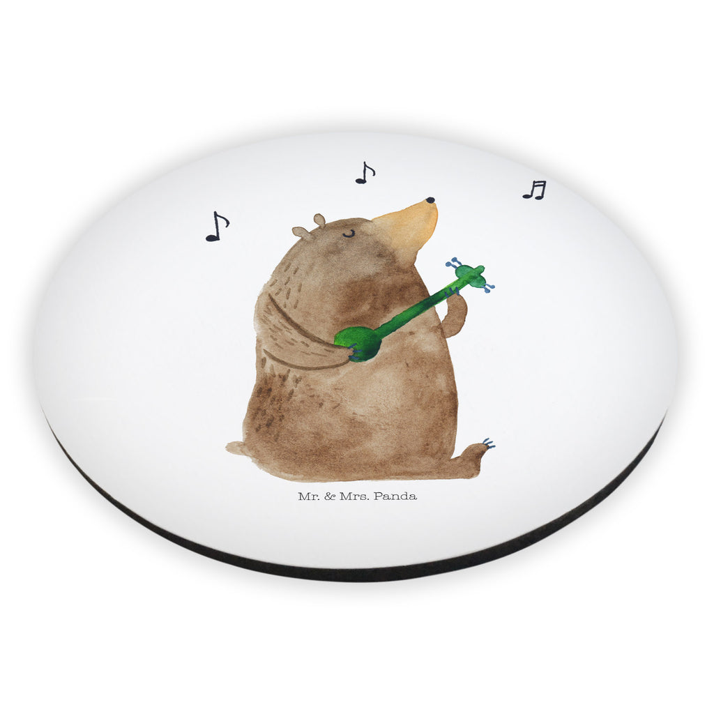 Rund Magnet Bär Gitarre Kühlschrankmagnet, Pinnwandmagnet, Souvenir Magnet, Motivmagnete, Dekomagnet, Whiteboard Magnet, Notiz Magnet, Kühlschrank Dekoration, Bär, Teddy, Teddybär