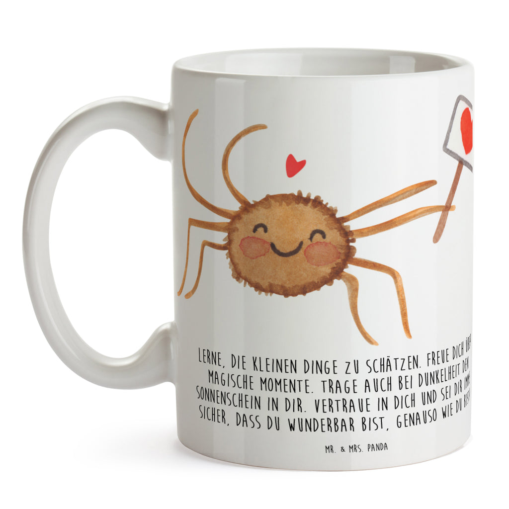 Tasse Spinne Agathe Motivation Tasse, Kaffeetasse, Teetasse, Becher, Kaffeebecher, Teebecher, Keramiktasse, Porzellantasse, Büro Tasse, Geschenk Tasse, Tasse Sprüche, Tasse Motive, Kaffeetassen, Tasse bedrucken, Designer Tasse, Cappuccino Tassen, Schöne Teetassen, Spinne Agathe, Spinne, Agathe, Videos, Merchandise, Motivation, Glück, Liebe, Vertrauen, Dankeschön