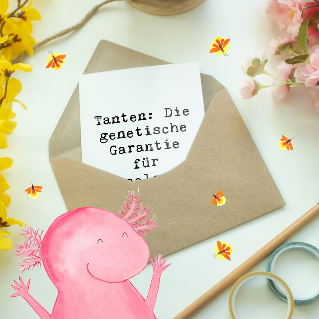 Grußkarte Spruch Tanten Doppelspaß Grußkarte, Klappkarte, Einladungskarte, Glückwunschkarte, Hochzeitskarte, Geburtstagskarte, Karte, Ansichtskarten, Familie, Vatertag, Muttertag, Bruder, Schwester, Mama, Papa, Oma, Opa