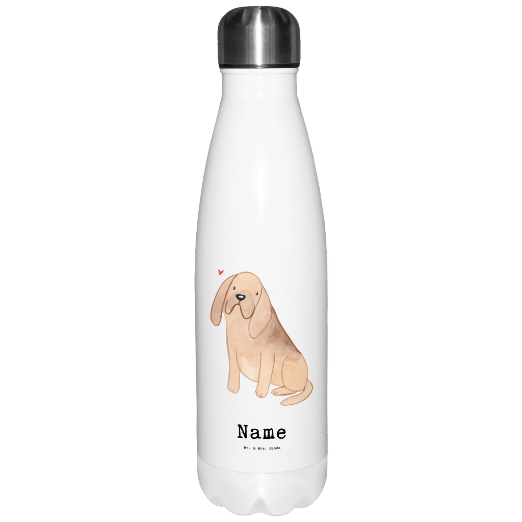 Personalisierte Thermosflasche Bloodhound Lebensretter Personalisierte Isolierflasche, Personalisierte Thermoflasche, Personalisierte Trinkflasche, Trinkflasche Mit Namen, Wunschname, Bedrucken, Namensflasche, Hund, Hunderasse, Rassehund, Hundebesitzer, Geschenk, Tierfreund, Schenken, Welpe, Bluthund, Bloodhound, St. Hubertushund, Chien de Saint Hubert