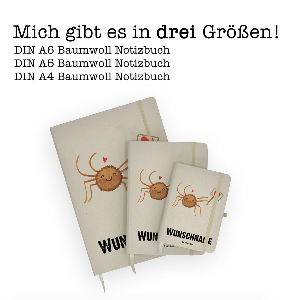 DIN A4 Personalisiertes Notizbuch Spinne Agathe Motivation Personalisiertes Notizbuch, Notizbuch mit Namen, Notizbuch bedrucken, Personalisierung, Namensbuch, Namen, Spinne Agathe, Spinne, Agathe, Videos, Merchandise, Motivation, Glück, Liebe, Vertrauen, Dankeschön