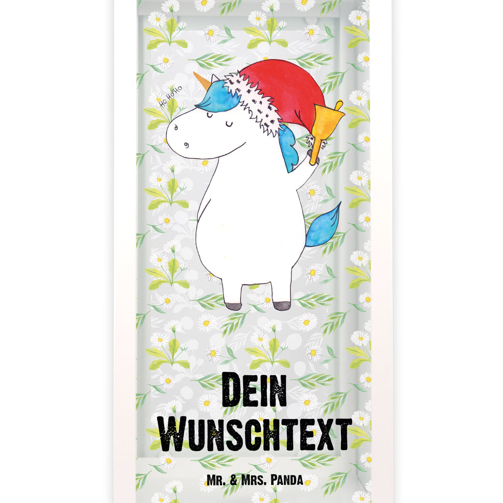 Personalisierte Deko Laterne Einhorn Weihnachtsmann Gartenlampe, Gartenleuchte, Gartendekoration, Gartenlicht, Laterne kleine Laternen, XXL Laternen, Laterne groß, Einhorn, Einhörner, Einhorn Deko, Pegasus, Unicorn, Gin, Schokolade, Schoki, Weihnachten, Weihnachtsmann, Nikolaus, Wunschzettel, Wunschliste, Feenstaub