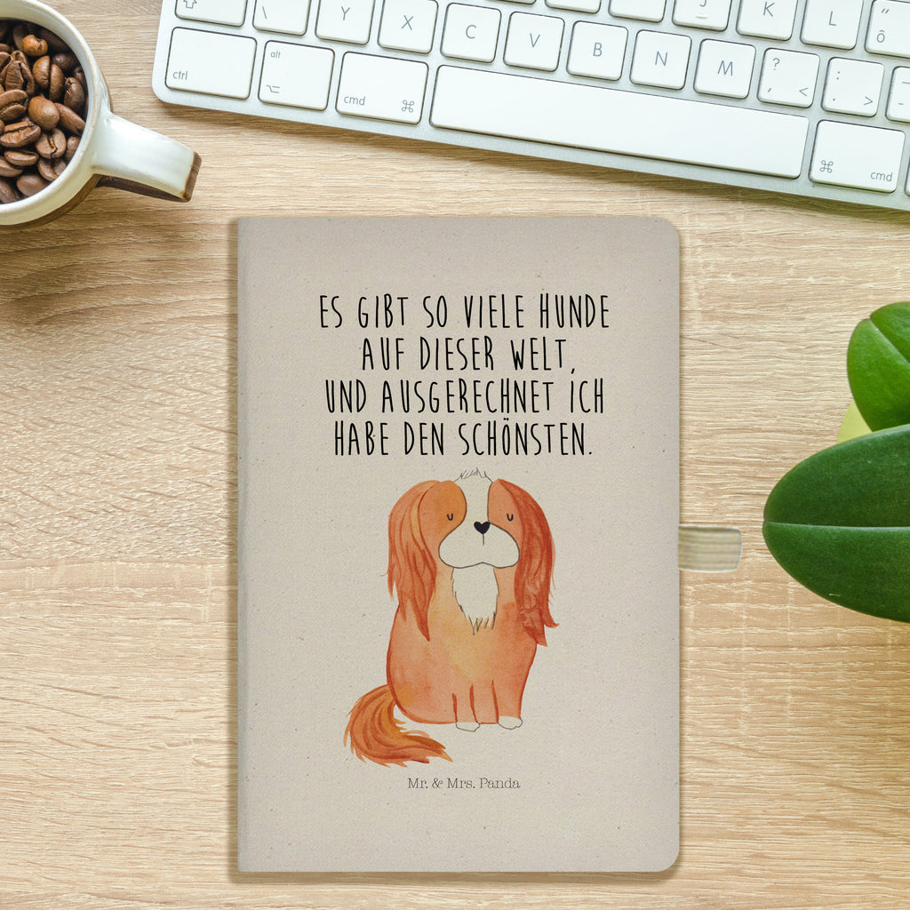 Baumwoll Notizbuch Cavalier King Charles Spaniel Notizen, Eintragebuch, Tagebuch, Notizblock, Adressbuch, Journal, Kladde, Skizzenbuch, Notizheft, Schreibbuch, Schreibheft, Hund, Hundemotiv, Haustier, Hunderasse, Tierliebhaber, Hundebesitzer, Sprüche, Cavalier King Charles Spaniel, Cockerspaniel, Spaniel, Spruch, schönster Hund