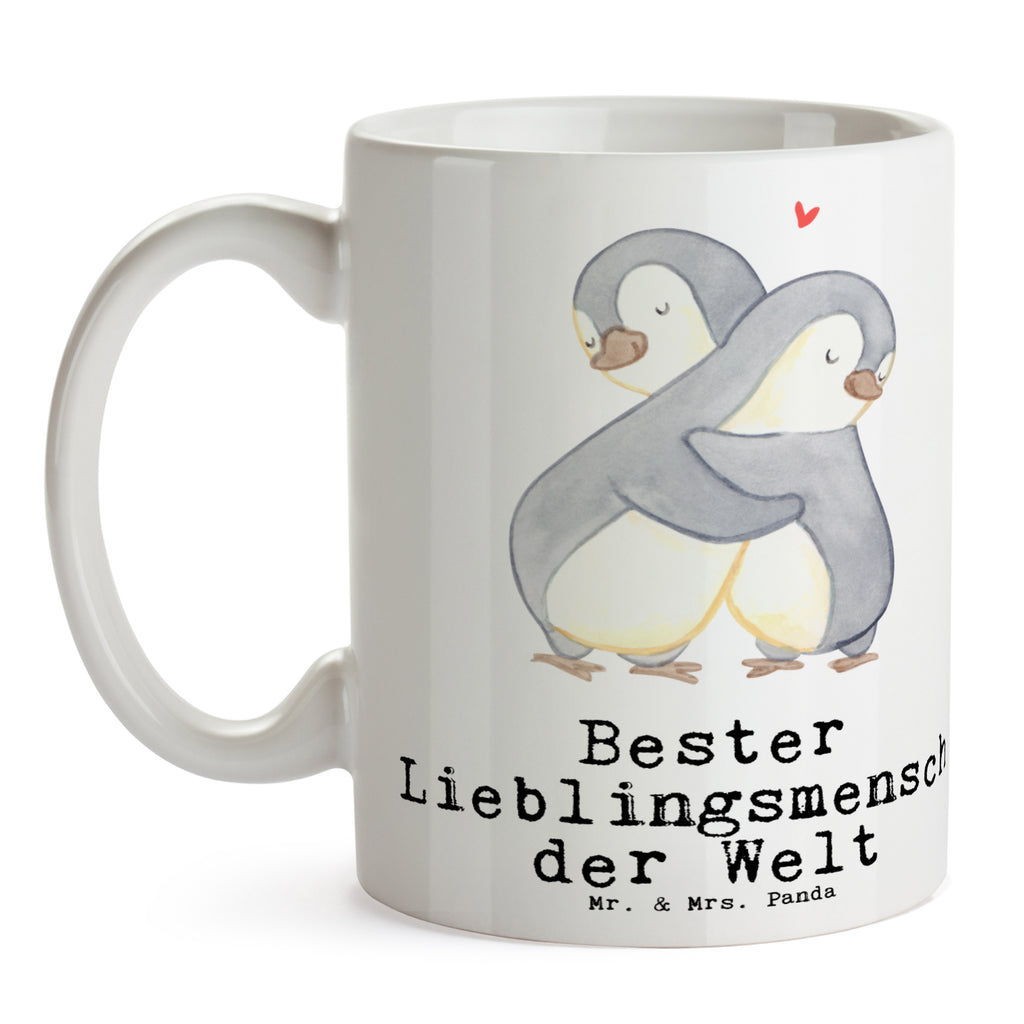 Tasse Pinguin Bester Lieblingsmensch der Welt Tasse, Kaffeetasse, Teetasse, Becher, Kaffeebecher, Teebecher, Keramiktasse, Porzellantasse, Büro Tasse, Geschenk Tasse, Tasse Sprüche, Tasse Motive, für, Dankeschön, Geschenk, Schenken, Geburtstag, Geburtstagsgeschenk, Geschenkidee, Danke, Bedanken, Mitbringsel, Freude machen, Geschenktipp, Lieblingsmensch, Lieblings Mensch, Liebling, Partner, Bae, beste Freundin, Freund, Liebe, Herz, Love, Mama, Papa, Familie