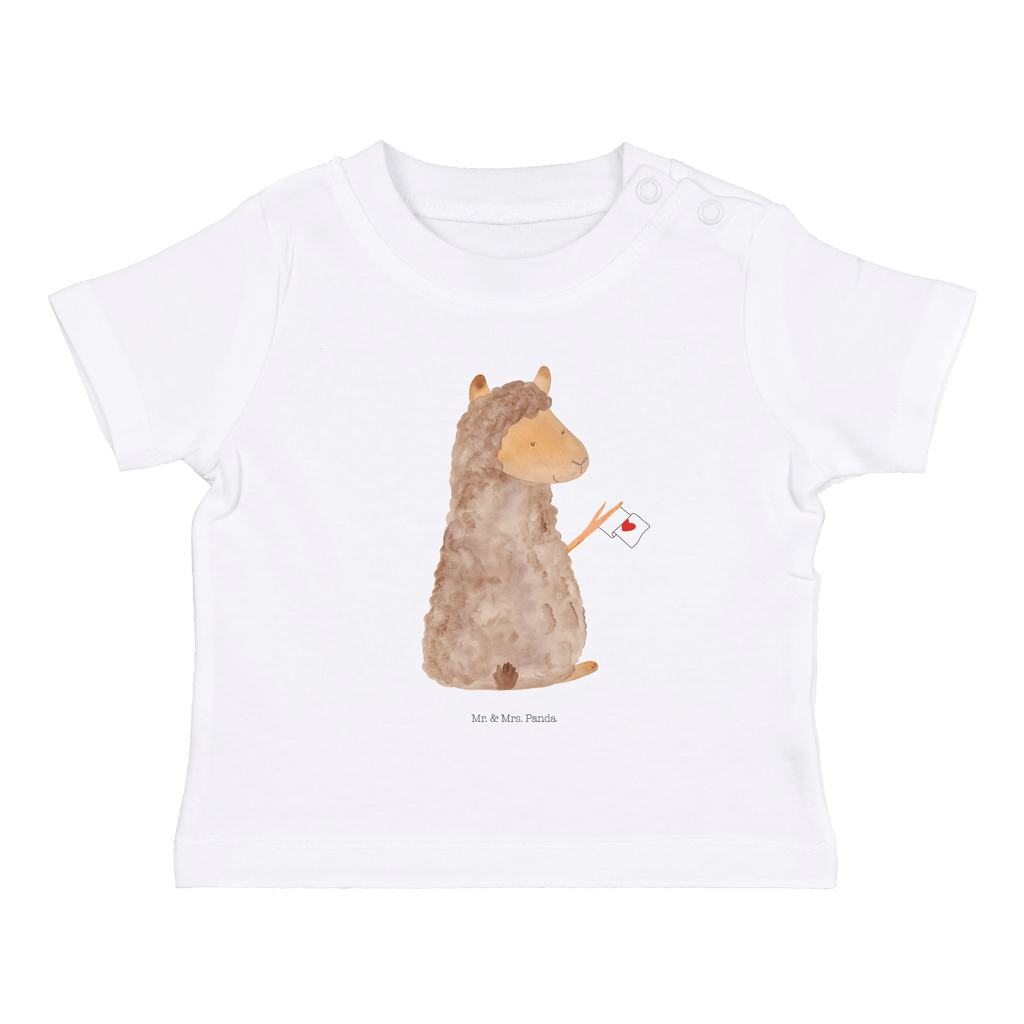 Organic Baby Shirt Alpaka Fahne Baby T-Shirt, Jungen Baby T-Shirt, Mädchen Baby T-Shirt, Shirt, Alpaka, Lama, Alpakas, Lamas, Liebe