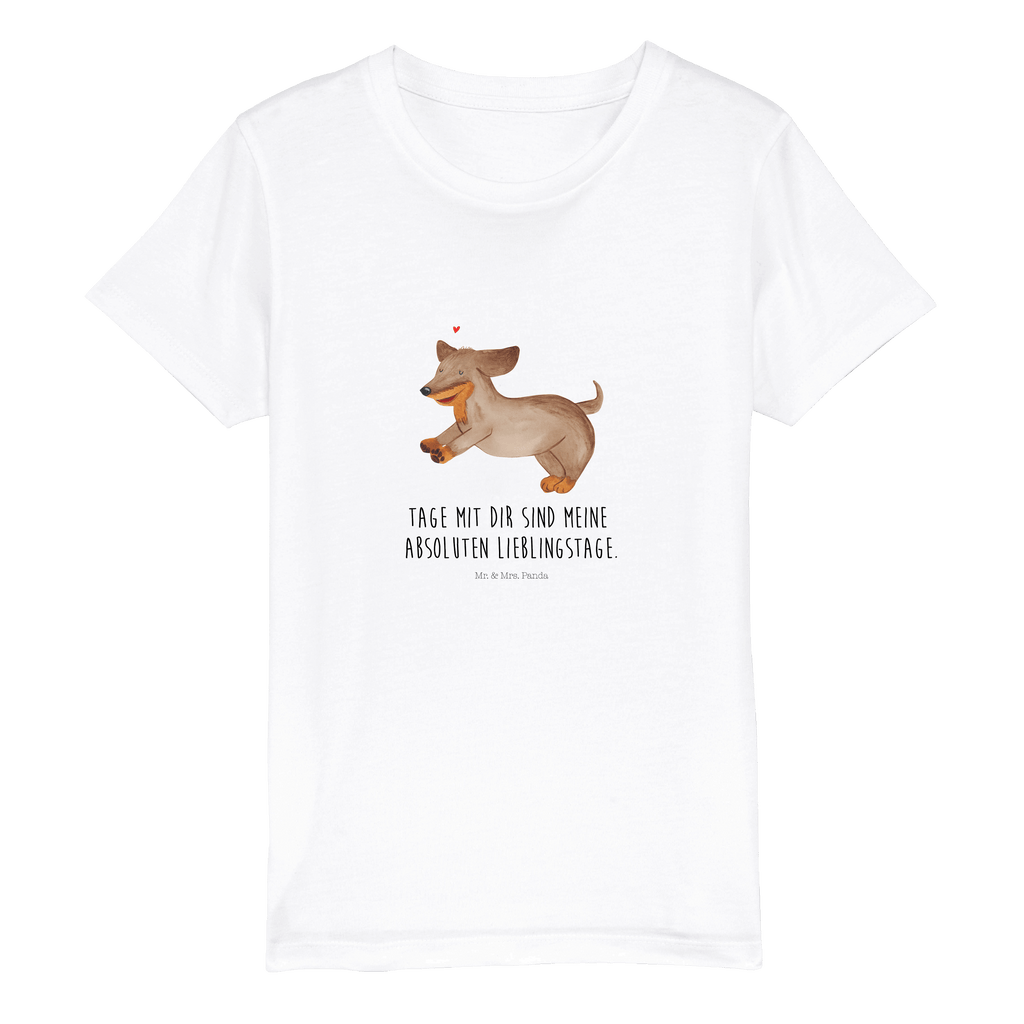 Organic Kinder T-Shirt Hund Dackel Kinder T-Shirt, Kinder T-Shirt Mädchen, Kinder T-Shirt Jungen, Hund, Hundemotiv, Haustier, Hunderasse, Tierliebhaber, Hundebesitzer, Sprüche, Hunde, Dackel, Dachshund, happy dog